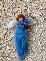 Engel Wolvilt blauw, Hobby en Vrije tijd, Vilt, Ophalen, Zo goed als nieuw, Figuurtje(s), Wolvilt