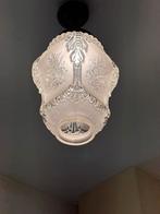 Hanglamp - hallamp - glas klassiek., Gebruikt, Klassiek, Ophalen of Verzenden, Glas