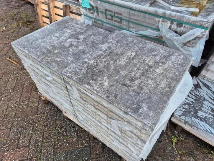 ACTIE €16,50pm² inc btw! terrastegels grijs 60x60x4 s-partij, Tuin en Terras, Tegels en Klinkers, Nieuw, Terrastegels, Beton, 10 m² of meer