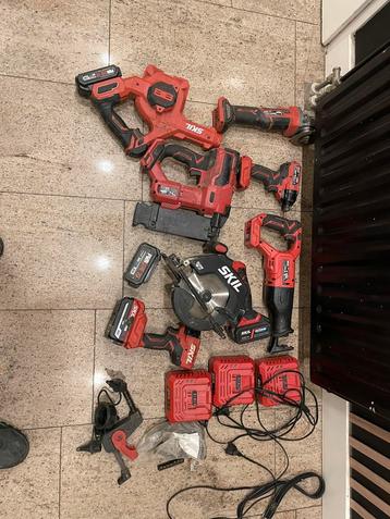 Skil Volledige gereedschap set met accu's | Compleet! beschikbaar voor biedingen