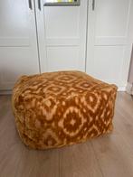 Marokkaanse Poef Okergeel 80x80cm - Nieuw, Huis en Inrichting, Banken | Voetenbanken en Poefen, Ophalen, Vierkant, Nieuw, 75 tot 100 cm