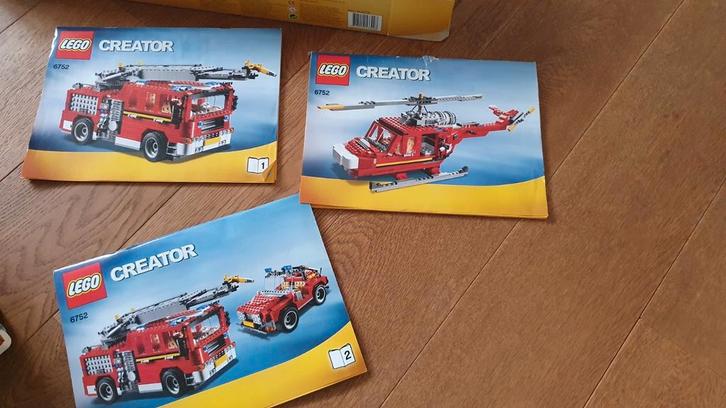 Lego 6752 brandweer 3 in 1 set, Kinderen en Baby's, Speelgoed | Duplo en Lego, Zo goed als nieuw, Ophalen of Verzenden
