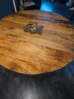 Mango Houten Eettafel - 150cm Doorsnede, Huis en Inrichting, Tafels | Eettafels, Ophalen, Gebruikt, Rond, Vijf personen of meer