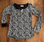 Maison Scotch Top - Zwart Wit Print - Maat M - ZGAN, Ophalen of Verzenden, Zo goed als nieuw, Maat 38/40 (M), Zwart