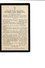 St Michielsgestel   Petrus  van Pinxten, Verzenden, Bidprentje