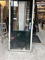 Hardhoutendeur met kozijn buitendeur 2135x940mm, Doe-het-zelf en Verbouw, Ophalen, Gebruikt, 80 tot 100 cm, Buitendeur