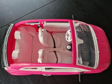 Barbie auto roze Fiat beschikbaar voor biedingen