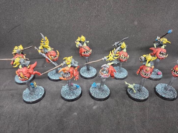 Warhammer age of sigmar Boingrot Bounders - Geschilderd, Hobby en Vrije tijd, Wargaming, Gebruikt, Warhammer, Figuurtje(s), Geverfd