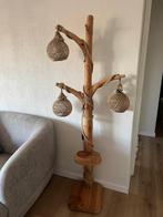 Houten vloerlamp, Huis en Inrichting, Lampen | Vloerlampen, Ophalen, Nieuw, Hout, 150 tot 200 cm