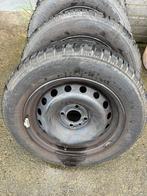 4x 14 inch velgen met winterbanden, 14 inch, Gebruikt, 175 mm, Banden en Velgen
