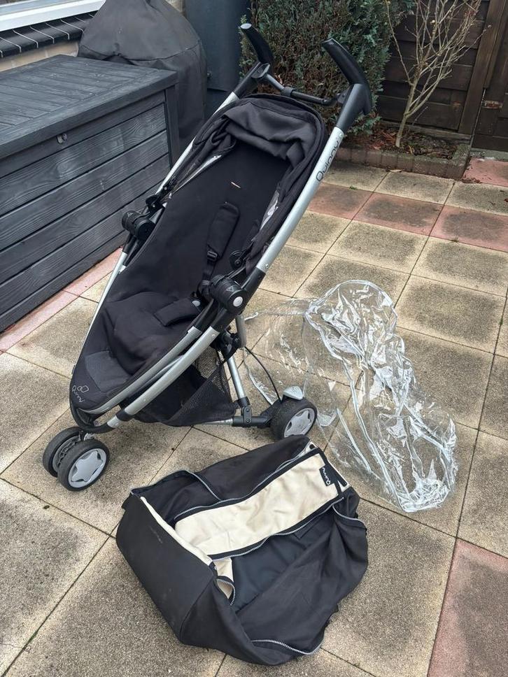 Quinny Zapp Xtra2 buggy - Zwart/Grijs, Kinderen en Baby's, Buggy's, Zo goed als nieuw, Quinny, Zonnekap, Ophalen