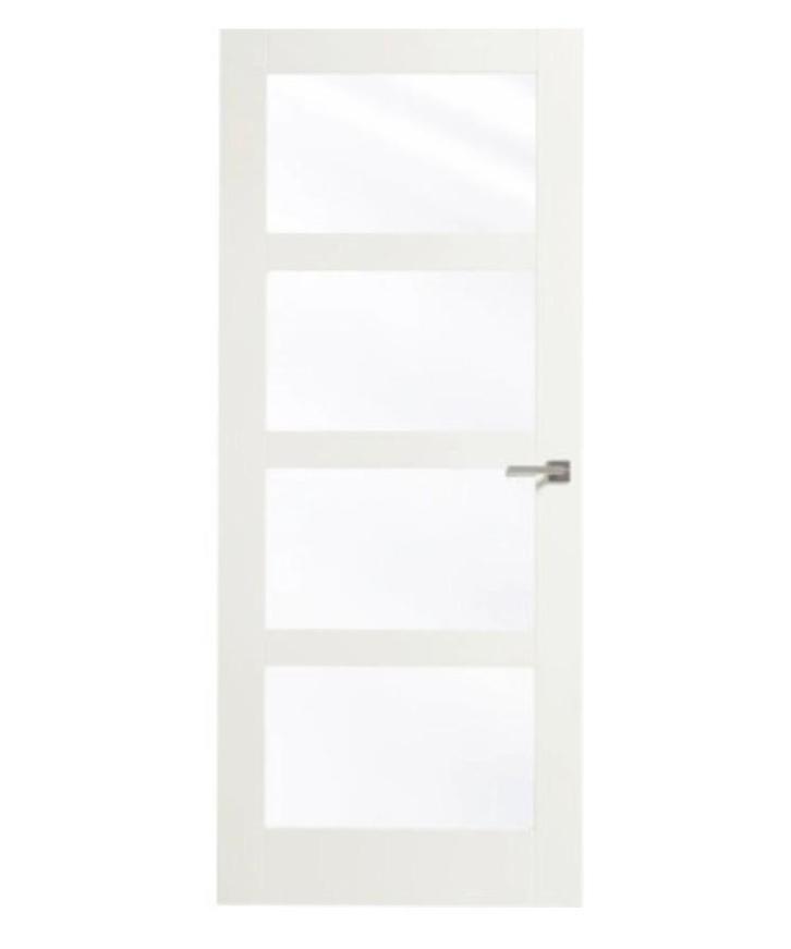 Opdekdeur Links 93x211.5 - Netjes & Schappelijk!, Doe-het-zelf en Verbouw, Deuren en Horren, Gebruikt, Binnendeur, 200 tot 215 cm