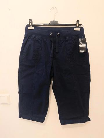 Dames MS Mode capri driekwart broek maat 42 blauw NIEUW  beschikbaar voor biedingen