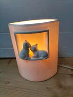 Design lamp katten, Huis en Inrichting, Lampen | Tafellampen, Ophalen of Verzenden, Zo goed als nieuw, Minder dan 50 cm