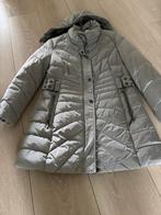 Zilveren jas mt 42 met capuchon, Kleding | Dames, Jassen | Winter, Ophalen of Verzenden, Gedragen, Maat 42/44 (L), Grijs