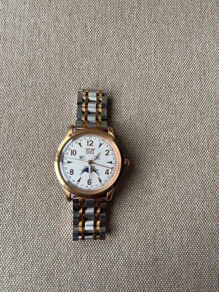 Davis Lucas 1506 heren horloge, Sieraden, Tassen en Uiterlijk, Horloges | Heren, Zo goed als nieuw, Polshorloge, Overige merken