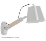 Nieuwe wandlamp van Leitmotiv hout en grijs metaal, Ophalen of Verzenden, Nieuw, Metaal, Modern design
