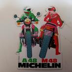 Leuke oude sticker.   Michelin motor banden., Verzamelen, Ophalen of Verzenden, Zo goed als nieuw