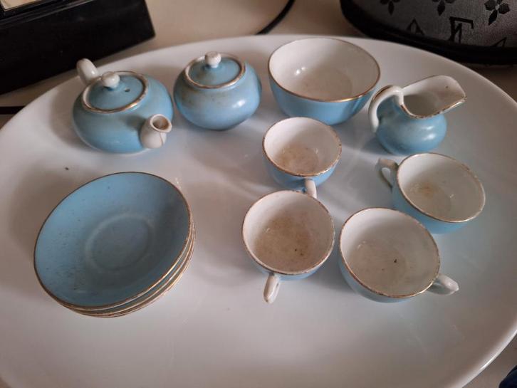 Frans Antiek Kinderserviesje - Miniatuur, Antiek en Kunst, Antiek | Servies compleet, Ophalen