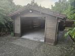 Garage met electrische garagedeur, Tuin en Terras, Tuinhuizen, Ophalen, Gebruikt, Schuur, 2 ramen
