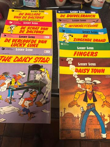 Lucky Luke Stripboeken Collectie. 25 stuks dargaud beschikbaar voor biedingen