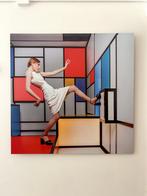 Fotoprint op dibond – Mondriaan meets mode (90 x 90 cm), Ophalen