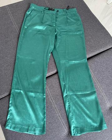 Bpc bonprix groene polyester broek 42 beschikbaar voor biedingen
