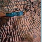 Loekay viscose jurk maat S, Kleding | Dames, Maat 38/40 (M), Bruin, Ophalen of Verzenden, Zo goed als nieuw