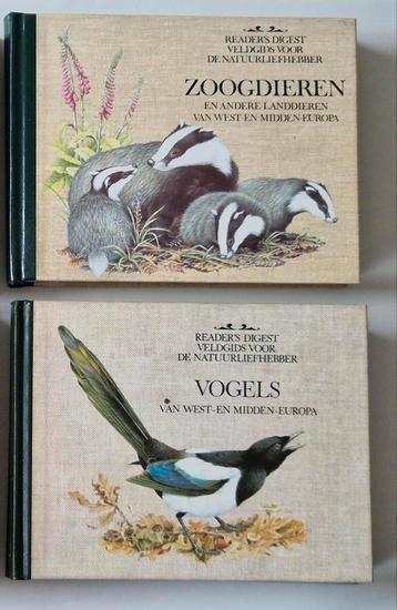 2 Reader's Digest natuur veldgidsen Vogels en Zoogdieren beschikbaar voor biedingen