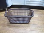 wasmand vintage, Ophalen, Rond, Riet
