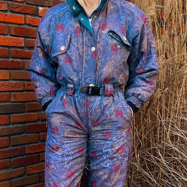 Vintage Retro Skipak (XS), Kleding | Dames, Wintersportkleding, Gedragen, Pak, Maat 34 (XS) of kleiner, Ophalen of Verzenden