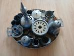 Tinnen theeservies, Antiek en Kunst, Antiek | Schalen, Ophalen