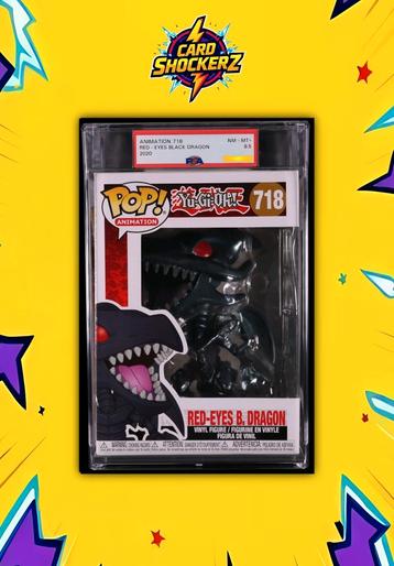 🟣 PSA 8.5 Red Eyes Black Dragon Yu-Gi-Oh Funko Pop graded🟣 beschikbaar voor biedingen