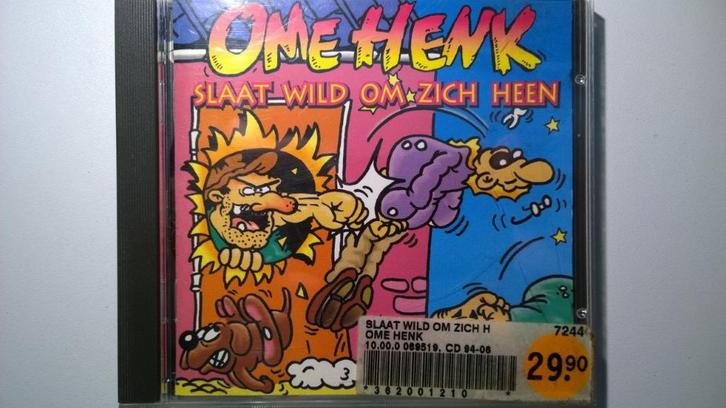 Ome Henk - Ome Henk Slaat Wild Om Zich Heen, Cd's en Dvd's, Cd's | Humor en Cabaret, Zo goed als nieuw, Ophalen of Verzenden
