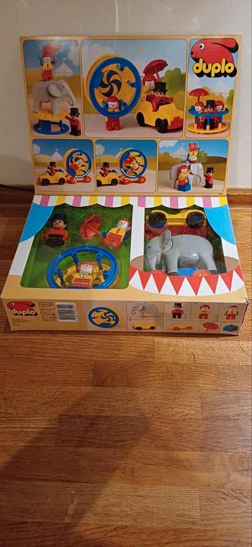 Uniek! Vintage Lego Duplo circus-set 2651 met doos! beschikbaar voor biedingen