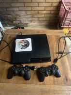 PlayStation 3 met 2 controllers & games, Spelcomputers en Games, Spelcomputers | Sony PlayStation 1, Ophalen of Verzenden, Gebruikt