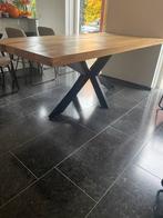 Mooie moderne ZGAN mango houten eetkamertafel 200x100cm, Huis en Inrichting, Tafels | Eettafels, 200 cm of meer, Zo goed als nieuw