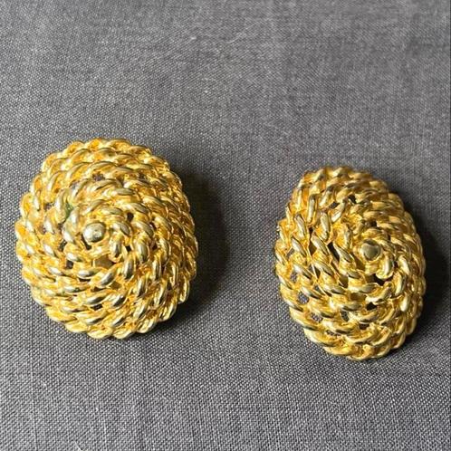 Jardin Majorelle YSL oorbellen, Sieraden, Tassen en Uiterlijk, Oorbellen, Gebruikt, Overige materialen, Goud, Ophalen of Verzenden