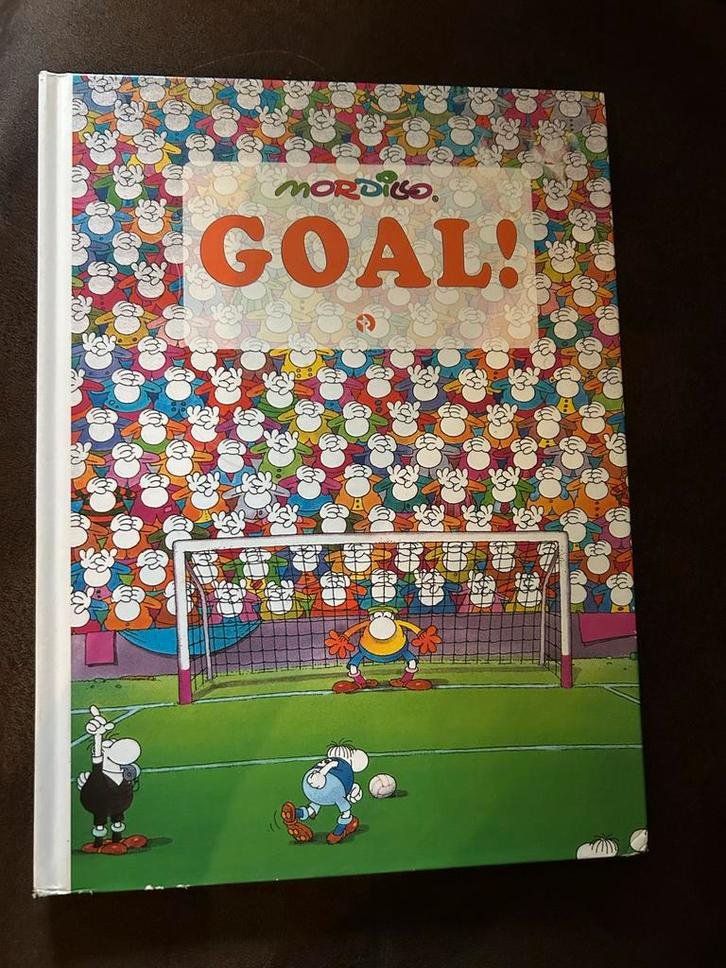 Mordillo - Goal! - Voetbal Cartoons, Verzamelen, Sportartikelen en Voetbal, Zo goed als nieuw, Boek of Tijdschrift, Ophalen of Verzenden