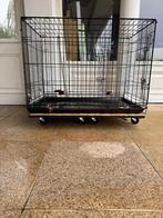 Grote zwarte hondenbench in goede staat, Dieren en Toebehoren, Ophalen, Zo goed als nieuw