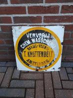 Oud reclame bord reclamebord uit Amsterdam, Ophalen