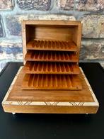 Houten sigarettenhouder doos, Ophalen of Verzenden