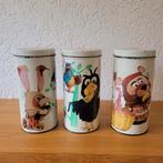 Fabeltjeskrant Bolletje beschuitblikken x3, Verzamelen, Blikken, Ophalen of Verzenden, Zo goed als nieuw, Beschuit, Bolletje