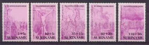 Suriname 531/5 postfris Etsen van Rembrandt 1987, Postzegels en Munten, Postzegels | Suriname, Postfris, Ophalen of Verzenden