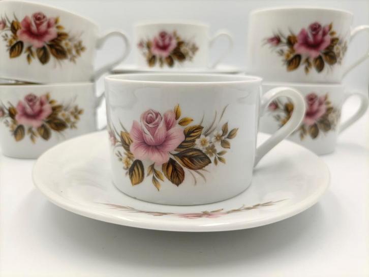 Vintage Royal Schwabap Kop en Schotels, Antiek en Kunst, Antiek | Servies los, Ophalen of Verzenden