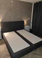 Boxspring 180x200 - Zo goed als nieuw!, Huis en Inrichting, Ophalen, 90 cm, Eenpersoons, Zwart