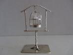 Miniatuur zilver L101A vogelkooi zilveren miniaturen, Ophalen of Verzenden, Zilver