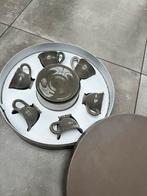 POMAX NIEUW IN DOOS TAUPE KOFFIEKOPJES KOPJES MET SCHOTELS, Huis en Inrichting, Nieuw, Ophalen of Verzenden, Effen, Kop(pen) en/of Schotel(s)