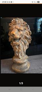 Leeuwenkop Beeld - Tuindecoratie, Ophalen of Verzenden, Nieuw, Dier