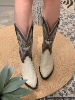 El General cowboylaarzen 40 western boots bohemian laarzen, Ophalen of Verzenden, El General, Hoge laarzen, Wit